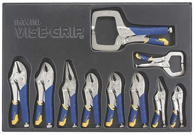 Main image of Tools VISE-GRIP Locking Pliers Set, Fast Release, 10-Piece (1078TRT)