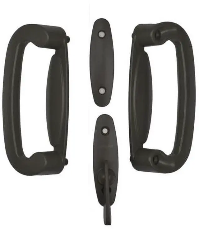 Main image of Andersen Tribeca 2-Panel Gliding Door Hardware Set - Black - 9184666