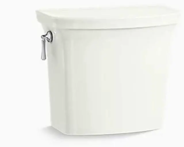 Main image of 4143-NY Corbelle 1.28 gpf toilet tank with AquaPiston flush technology and left-hand trip lever, Dune