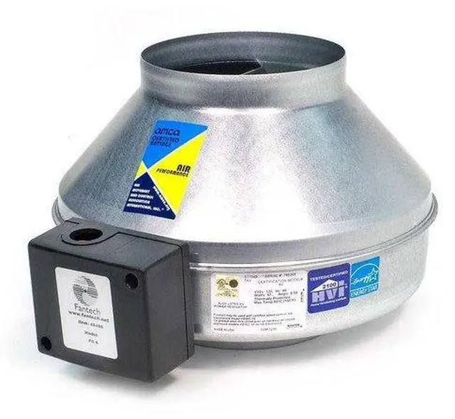Main image of FG Series Round Inline Exhaust Fan, 6" Duct (303 CFM)