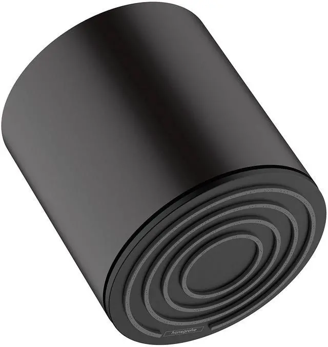 Main image of Pulsify S 4-inch Modern Showerhead 1-Spray PowderRain with QuickClean in Matte Black, 24131671, 2.5 GPM