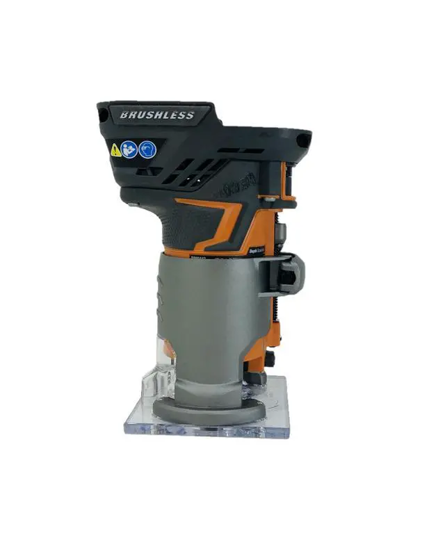Alt view image 5 of 6 - 18-Volt OCTANE Cordless Brushless Compact Fixed Base Router with 1/4 in. Bit, Round and Square Bases, and Collet Wrench | Battery and Charger Sold Separately - Not eligible for the Service Agreement