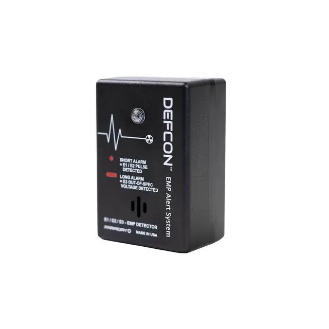 Alt view image 2 of 5 - DEFCON - EMP Alert System - EMP Detector Wall Plug 120V, Detects Radiated Energy and Conducted Energy in Home, Shop, Office or RV