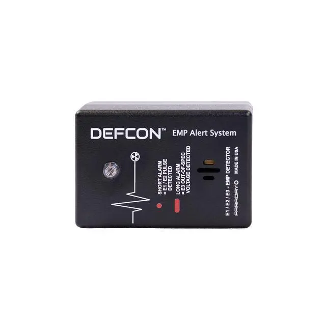 Alt view image 3 of 5 - DEFCON - EMP Alert System - EMP Detector Wall Plug 120V, Detects Radiated Energy and Conducted Energy in Home, Shop, Office or RV