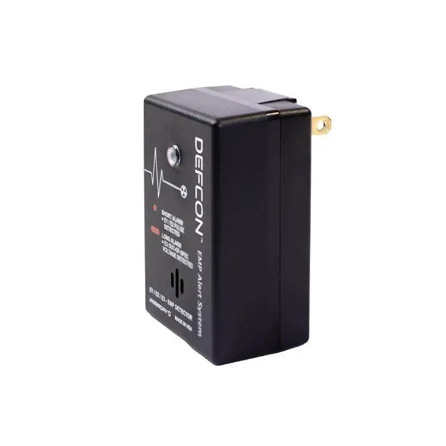 Alt view image 4 of 5 - DEFCON - EMP Alert System - EMP Detector Wall Plug 120V, Detects Radiated Energy and Conducted Energy in Home, Shop, Office or RV
