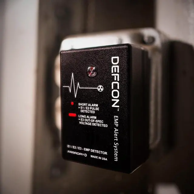 Alt view image 5 of 5 - DEFCON - EMP Alert System - EMP Detector Wall Plug 120V, Detects Radiated Energy and Conducted Energy in Home, Shop, Office or RV