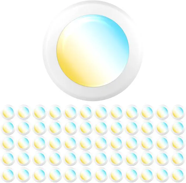 Main image of Sunco 60 Pack 6 Inch LED Disk Lights, Flush Mount Ceiling Light Disc, Recessed Can Lighting, 850 LM, 12W (65W Equivalent), Selectable CCT 3000K/4000K/5000K/6000K/6500K, Dimmable, Damp Rated ETL