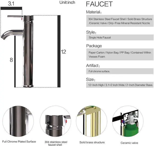 Alt view image 4 of 6 - Boat Shape Bathroom Artistic Glass Vessel Sink Free Chrome Faucet Chrome Pop-up Drain,Silver