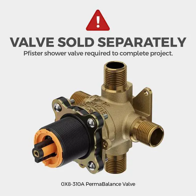 Alt view image 6 of 6 - R89-1NCB, Contempra Single Handle Pressure Balanced Valve Trim Only with Metal Lever, Matte Black | Valve sold separately, 1-hole installation, ADA/ANSI A117.1 compliant, Ceramic disc valve, Tub and s