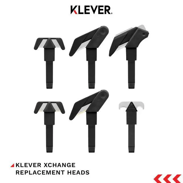 Alt view image 3 of 6 - XChange Box Cutter, Kutter Package Opener Wide Cut Head, Ergonomic Soft Touch Handle Utility Knife, Cuts Thicker Substrates, Boxes, Film, Tape and More, Orange, 10 Pack (KCJ-XC-30G)