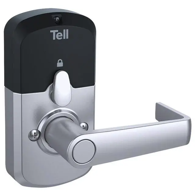 Alt view image 3 of 5 - Commercial Electronic Keypad Lock with Cortland Lever Satin Chrome