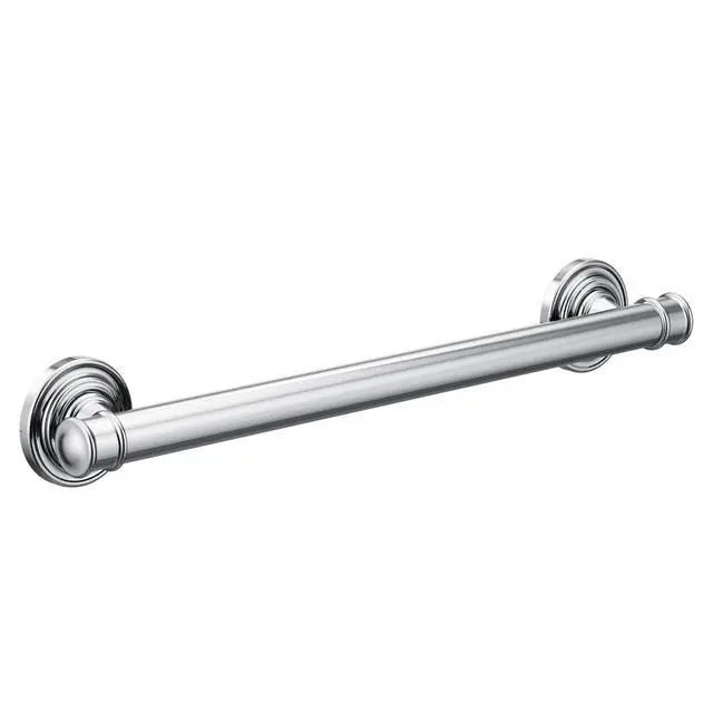 Alt view image 4 of 6 - YG6418CH Bathroom Safety 18-Inch Stainless Steel Traditional Bathroom Grab Bar, Chrome