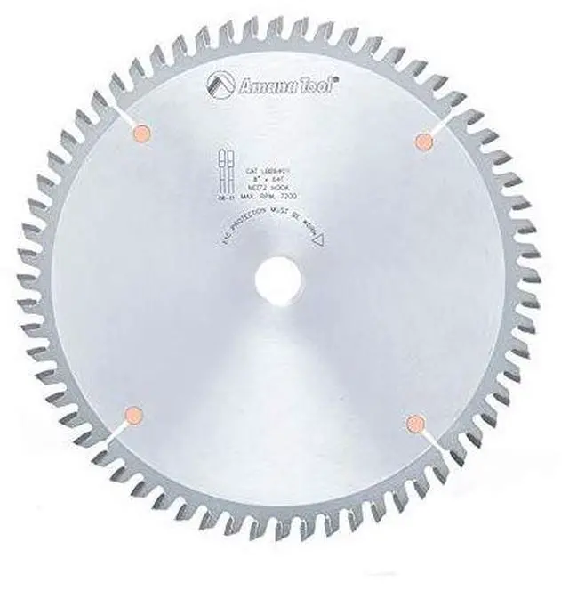 Main image of LB86401 Carbide Tipped Non-Melt Plastic 8" Dia x 64T M-Tcg, -2 Deg, 5/8 B