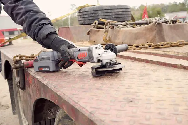 Alt view image 5 of 6 - G5351 4.5" Wheel Cordless Angle Grinder and Cut-Off Tool | Features 8,000 rpm, 4-position power regulator, 1 HP, ideal for material removal, surfacing, or fast metal cutting