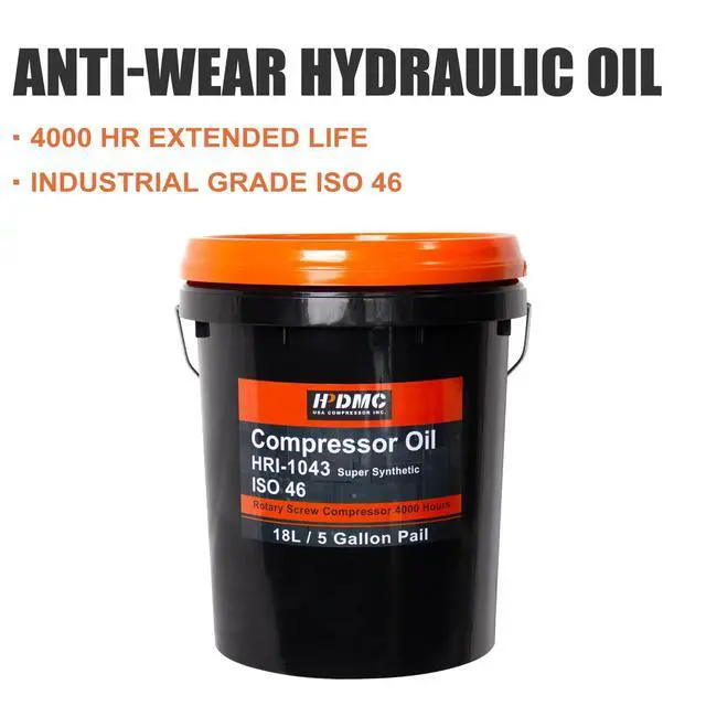 Alt view image 4 of 6 - ISO 46 Grade Synthetic Based Compressor Lubricant Standard 5 Gallon | 4000 Hour Rotary Screw Air Compressor Lubricating Oil Pail Extended Life Oils
