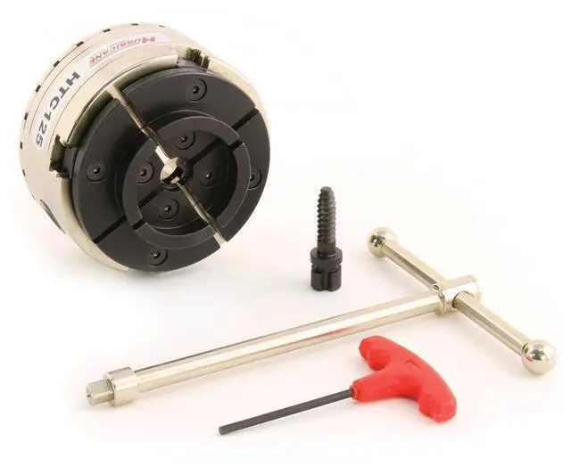 Main image of HTC125, 5" Four Jaw Woodturning Chuck Kit, with Dovetail Jaws, for Wood Lathes - NO Insert