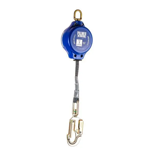Alt view image 2 of 5 - SRD 11 FT. Self Retracting Lifeline I Lightweight SRL with Web Small Steel Snap Hook I OSHA ANSI Industrial Roofing Tool Personal Fall Arrest Protection Safety Yoyo