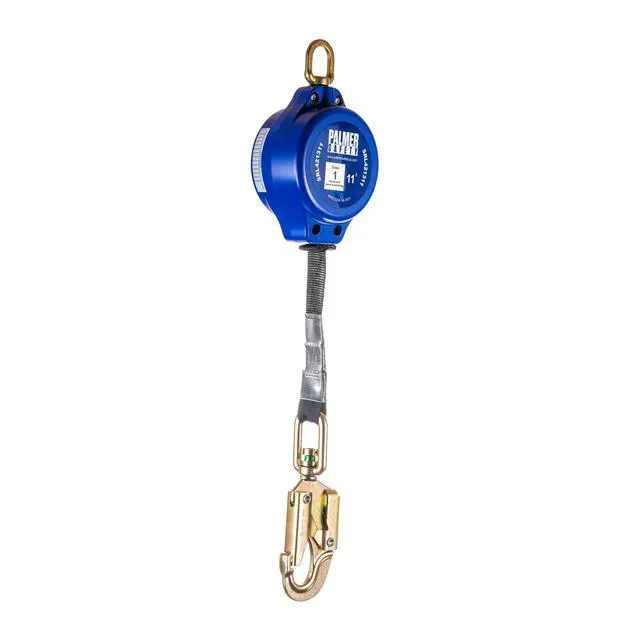 Alt view image 3 of 5 - SRD 11 FT. Self Retracting Lifeline I Lightweight SRL with Web Small Steel Snap Hook I OSHA ANSI Industrial Roofing Tool Personal Fall Arrest Protection Safety Yoyo