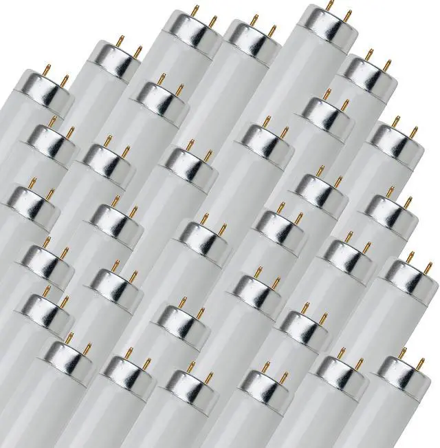 Main image of 30025 F30T12/DL 36-Inch T12 Straight Tube Fluorescent Lamp, 30 Watts, 1750 Lumens, 6500K Daylight, Medium Bi-Pin G13 Base, 30 Pack
