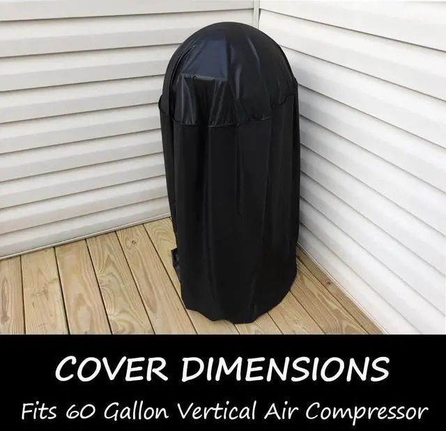 Alt view image 2 of 6 - Upright Air Compressor Cover for 60 Gallon Vertical Portable | Craftsman Air Compressors Waterproof Dustproof Cover