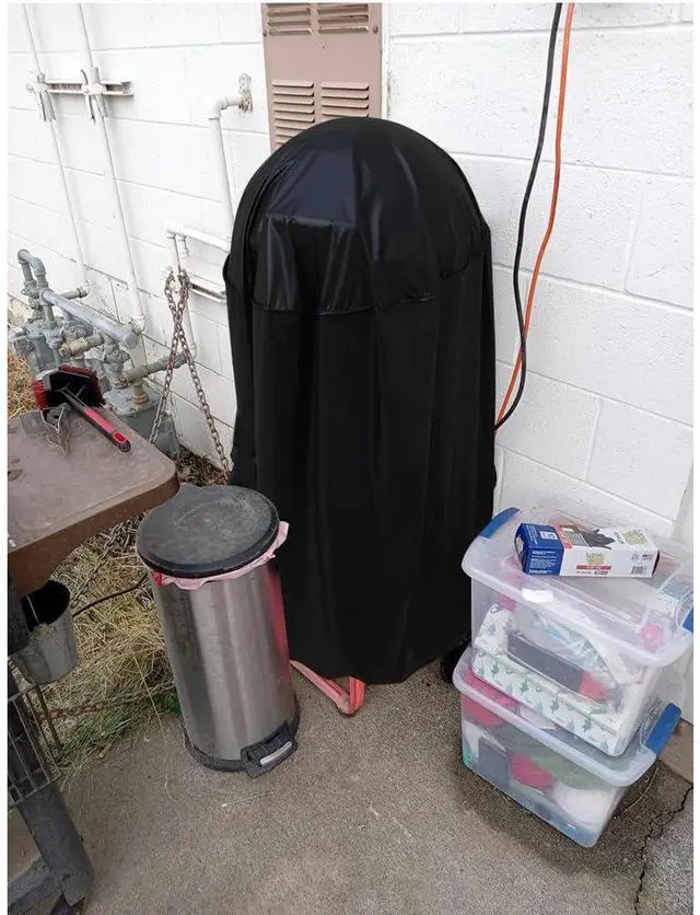 Alt view image 5 of 6 - Upright Air Compressor Cover for 60 Gallon Vertical Portable | Craftsman Air Compressors Waterproof Dustproof Cover