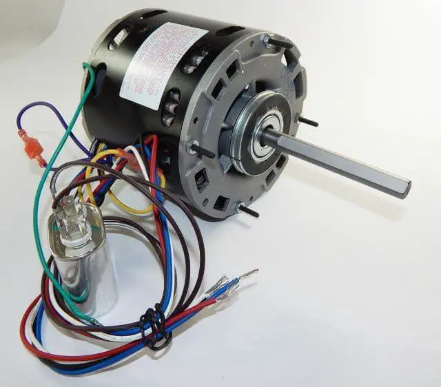 Alt view image 2 of 6 - 1/3 hp 1075 RPM 3-Speed 48 Frame 208-230V Direct Drive Furnace Motor | EM3586