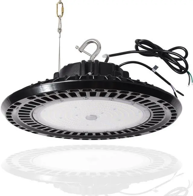 Main image of 480V LED UFO High Bay Light, 240W/200W/180W Power Selectable, 4000K/5000K/5700K CCT Tunable, 0-10V Dimmable, ETL Listed Open Hook, 1000W MH/HPS Equivalent