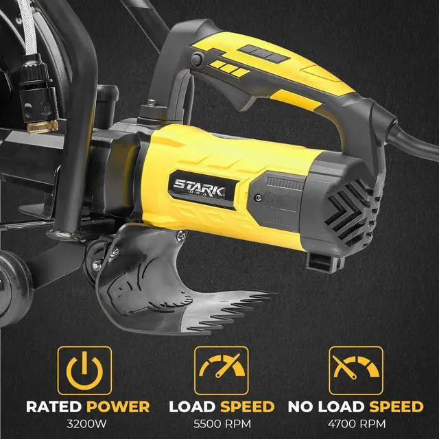 Alt view image 6 of 6 - 3200W Electric 16" Cutter Circular Saw Wet/Dry Concrete Saw Cutter Saw 20AMP Water Line Attachment Included 16" Blade