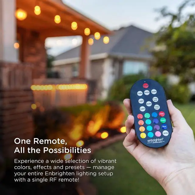 Alt view image 4 of 6 - Landscape Lighting, 50ft, 6 Lights, Remote Control | Color Changing LEDs, Waterproof, Plastic Stakes, 10ft Spacing for Flexible Install, All-in-One Garden & Path Lighting Kit