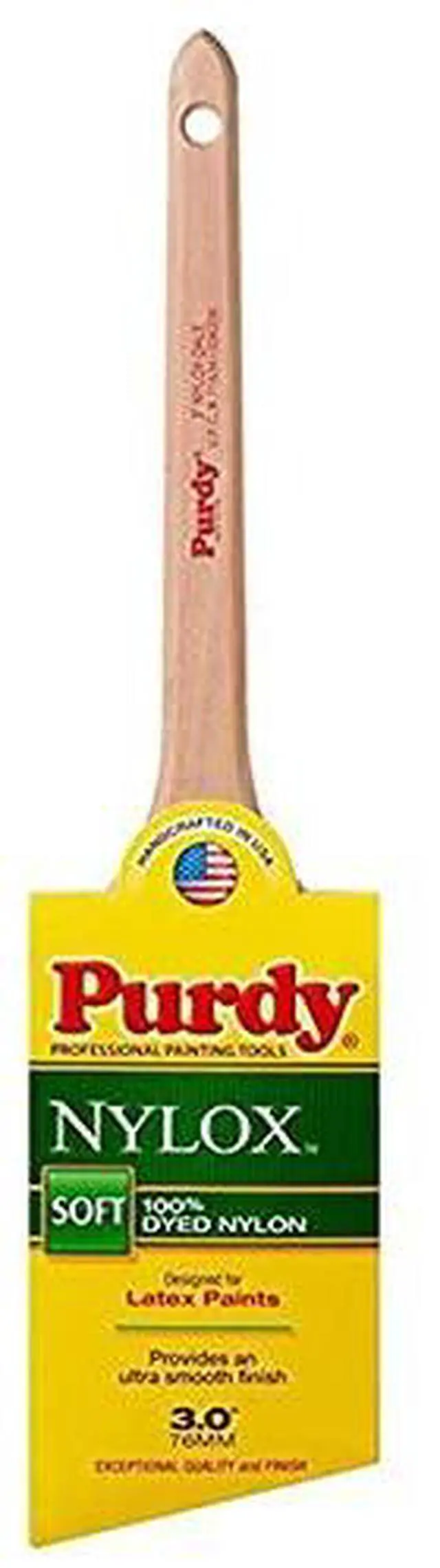 Main image of 6-Pack of 3 144080230 Nylox Dale Angled Sash Paint Brush, Tynex Nylon