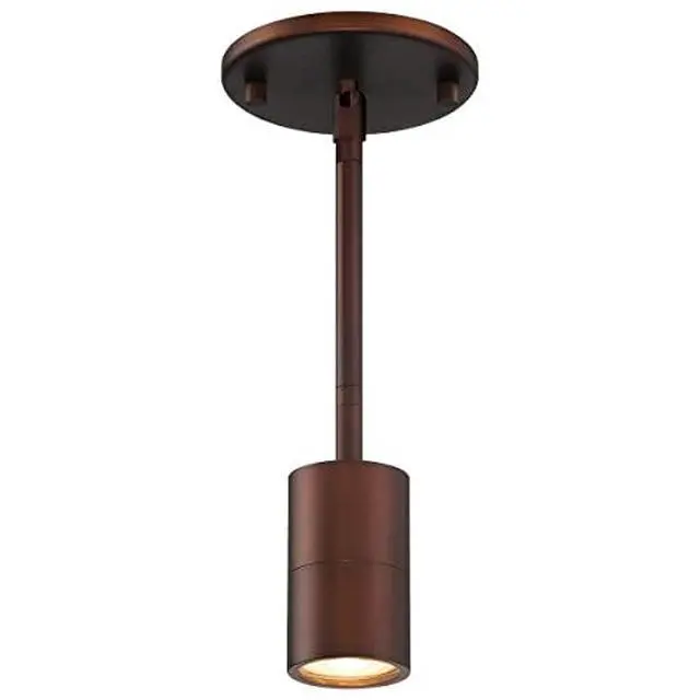 Alt view image 2 of 5 - Cafe 1 Light LED Wall Or Ceiling Spotlight - Bronze