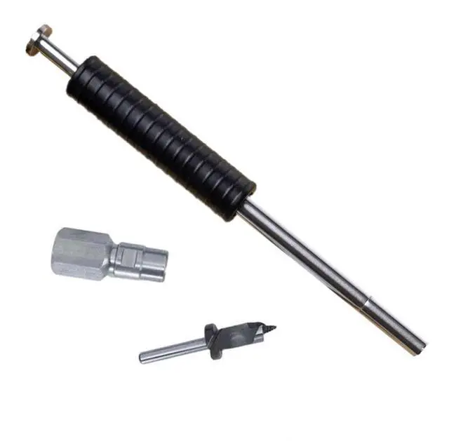 Main image of Mushroom Log Inoculation Tool Set for Sawdust Spawn | includes 12mm Drill bit, Angle Grinder Adapter & Thumb-press Inoculation Tool, Mushroom Growing Supplies for Log Projects
