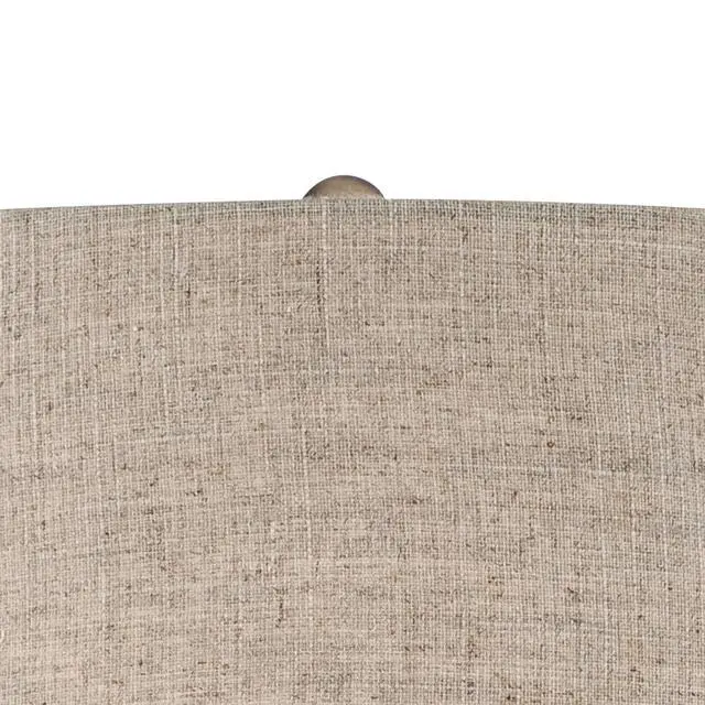 Alt view image 3 of 6 - Helene 26" Tall Table Lamp Cream White Ceramic Country Rustic Tan | Colors May Vary. Cottage Living Room Bedroom House Bedside Home Nightstand Office Family Linen Tapered Drum Shade