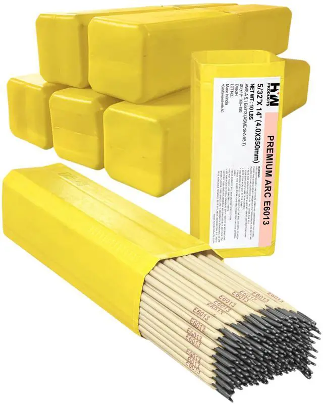 Main image of E6013 1/8" 5/32" Premium Arc Welding Rods Carbon Steel Electrode 60 lb (10 lb x 6-pk) (5/32"-60lbs)