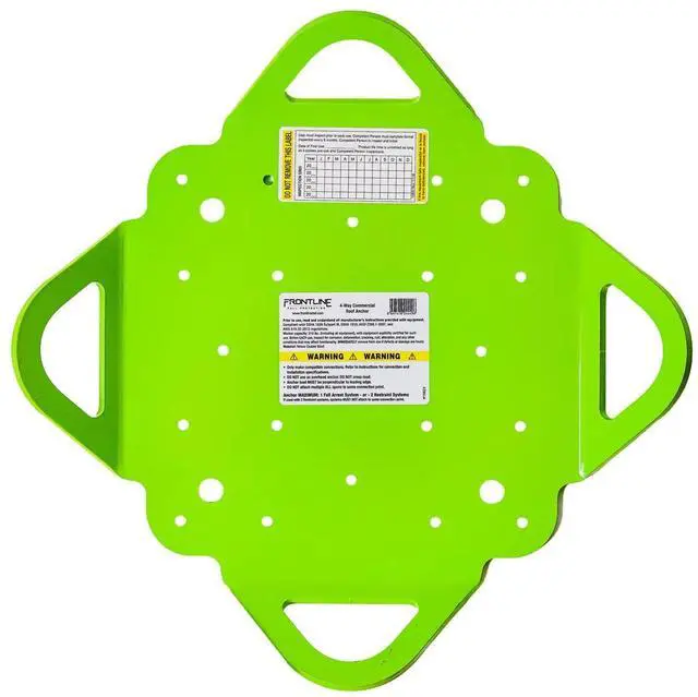 Alt view image 3 of 6 - Frontline RO4W Multifunction 4-Way Anchor | Strength Rating: 5,000 lbs | OSHA & ANSI Compliant Roof Anchor Plate | Metal, Wood or Concrete Application