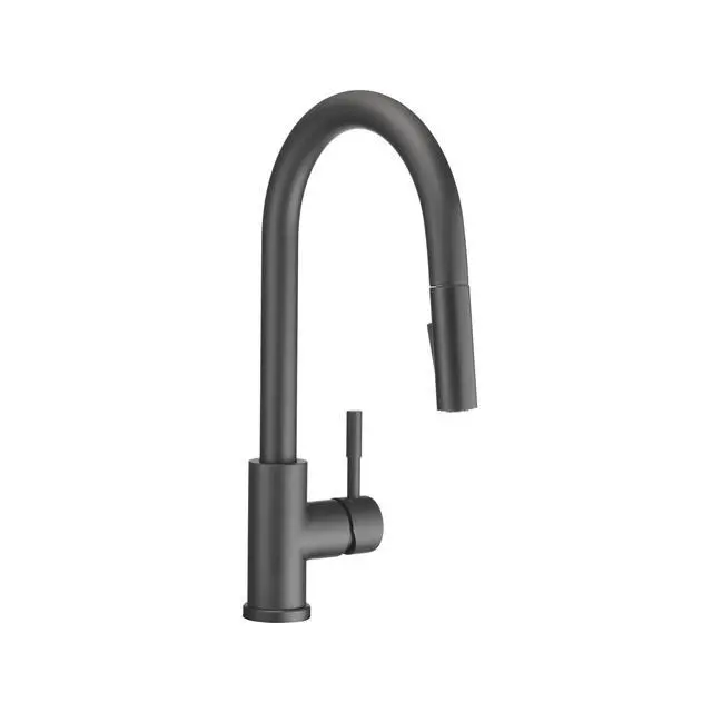 Alt view image 4 of 6 - DF-MK530SLK-MB RV Pull-Down Kitchen Faucet (Matte Black) | Single handle pull-down kitchen faucet for RV and camper galleys. Matte Black finish. Easy DIY install