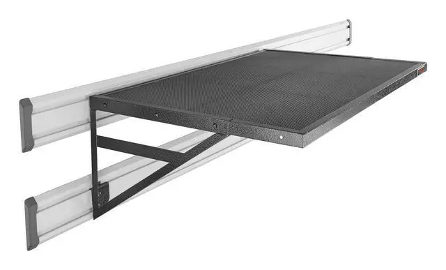 Alt view image 3 of 5 - Overhead Max GearLoft Storage Shelf 45" W x 16" H x 30" D - Hammered Granite (GAGL30WSJG)