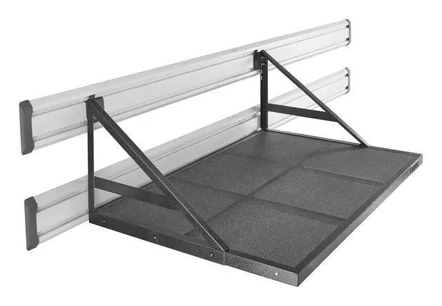 Alt view image 4 of 5 - Overhead Max GearLoft Storage Shelf 45" W x 16" H x 30" D - Hammered Granite (GAGL30WSJG)