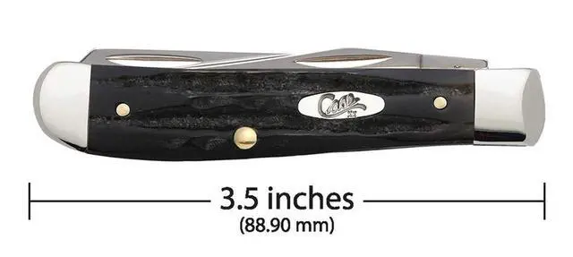 Alt view image 2 of 6 - XX WR Pocket Knife Jigged Buffalo Horn Mini Trapper Item #65016 - (Bh207 SS) - Length Closed: 3 1/2 Inches