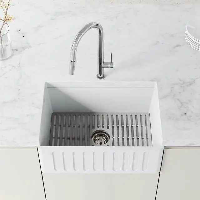 Alt view image 6 of 6 - Greenwich 18'' H Single-Handle Pull-Down Sprayer Kitchen Faucet with Touchless Sensor in Chrome-VG02029CHS