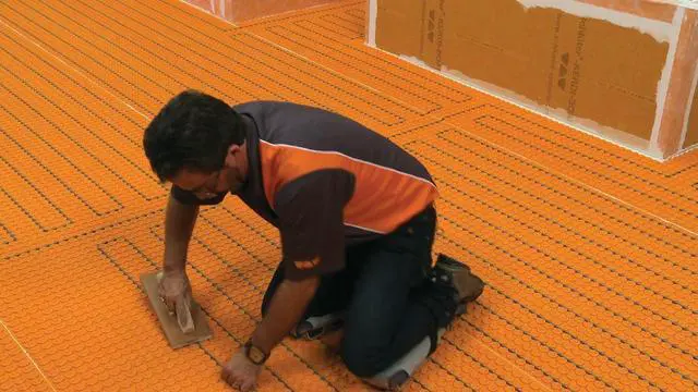 Alt view image 3 of 3 - Ditra-Heat-E-HK Electric Floor Heating Cable Kit with Temperature Sensors - Ideal for Interior Tile Floors - Minimal EMF, Twisted Pair Cables, 240V, 35.3 Feet - DHEHK24011 | Ideal for Interior Tile Fl