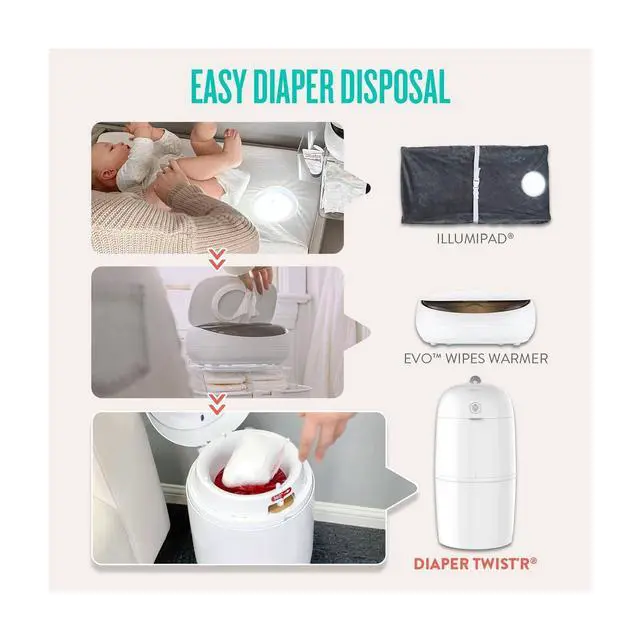 Alt view image 4 of 6 - Diaper Twist'r Diaper Pail