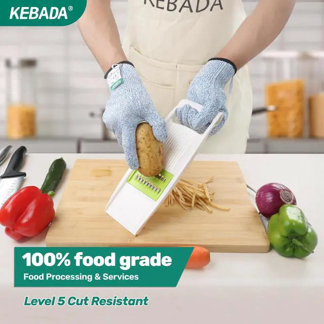 Alt view image 4 of 6 - Cut Resistant Gloves, Food Grade Cut Proof Gloves for Kitchen, ANSI A4 Safety Protection, Ideal for Chef's Work, X-Large