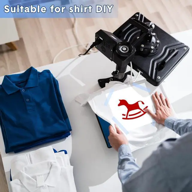 Alt view image 6 of 7 - Heat Resistant Gloves and Sublimation Heat Tape, 9 Rolls High Temperature Tape with 1 Pair Gloves for Sublimation Silicone Bump, 10 Piece Set