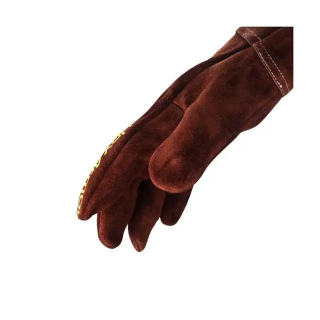Alt view image 3 of 6 - Welding Heat Resistant Safety Work Gloves with HeatHide Leather | HeatArmor 5051 | Medium