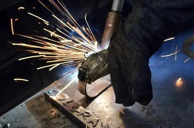 Alt view image 5 of 6 - Welding Gloves 16"- 932°F Heat Resistant Leather,Fire&Cut Protection,for Forge/Tig/Mig/Fireplace Grill/BBQ/Stove Oven/Baking/Pruning flowers Gardening/Campfire