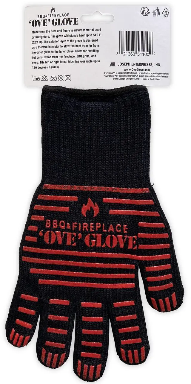 Alt view image 3 of 4 - BBQ Superior Heat & Flame Protection- Extended Wrist for Additional Safety- Outdoor Cooking, Grilling, Barbeque