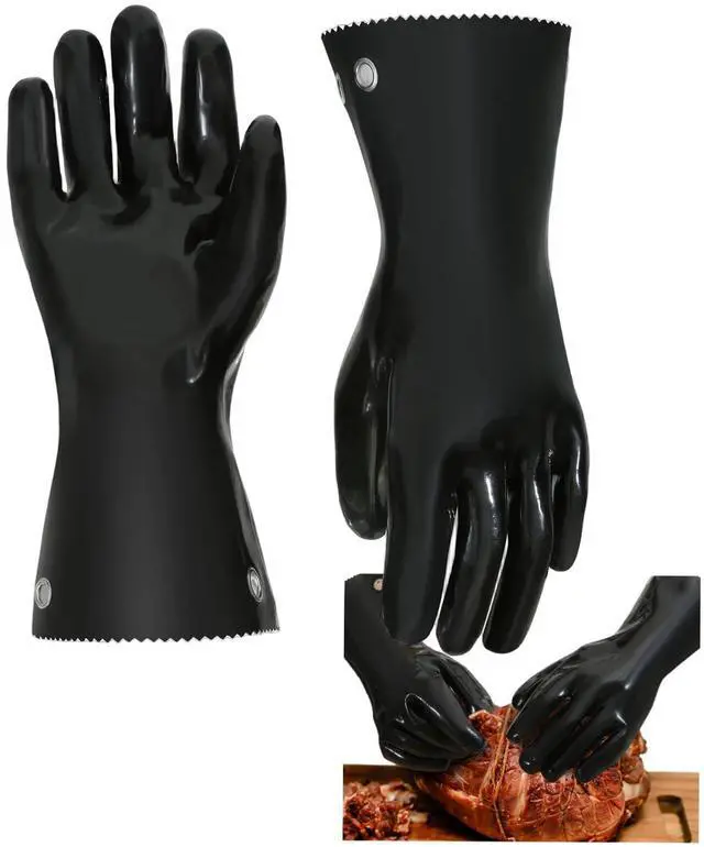 Main image of Insulated BBQ Gloves Heat Resistant/No Stiff for Grill/Cooking/Pit,Grilling Gloves,Meat Gloves,Smoker Accessories