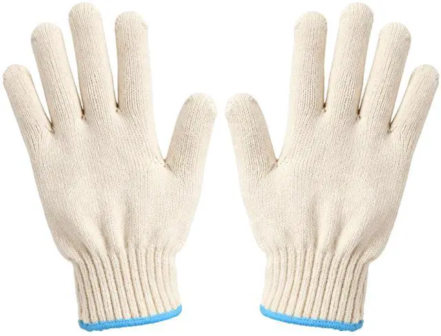 Main image of Heat Resistant Gloves - 932°F Oven Gloves, Cut-Resistant Grill Gloves, Cooking Gloves for BBQ, Grilling, Baking, Cutting, Welding, Smoker Fireplace, 1 Pair (2 Pieces Set), White