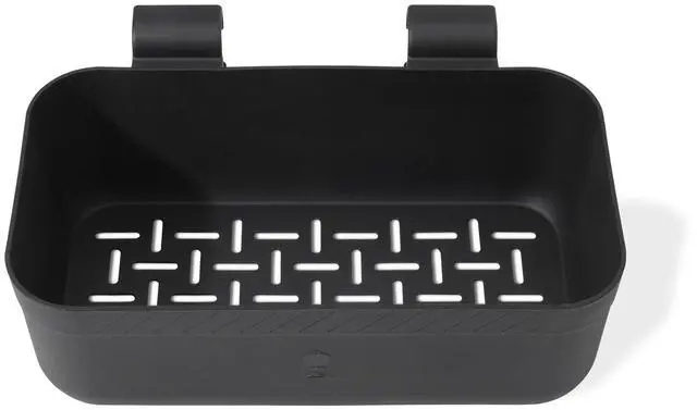 Main image of Works Condiment Caddy RailMounted Grill Organizer for BBQ Sauce Bottles, Seasoning Shakers & Outdoor Grilling Accessories SnapOn Storage for Weber Griddles & Grill Prep Systems